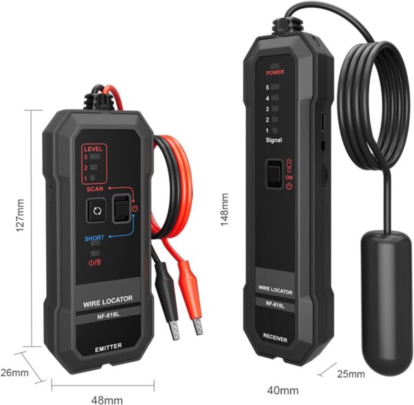 61nbIXCGdjL._SL1372_ NOFAYA NF-818L Cable Tester &Underground Wire Locator Upgrade for Invisible Fence for Dogs