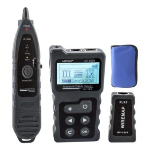 NOYAFA NF-8209 Network Cable Tester for LAN CAT5/CAT6 Multifunction Ethernet Wire Tracker