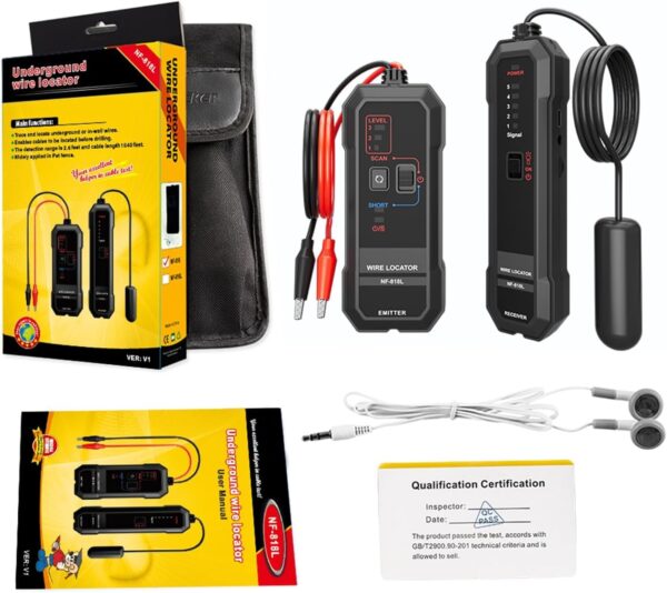 Version 1.0.0 NOFAYA NF-818L Cable Tester &Underground Wire Locator Upgrade for Invisible Fence for Dogs