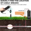 Version 1.0.0 NOFAYA NF-818L Cable Tester &Underground Wire Locator Upgrade for Invisible Fence for Dogs