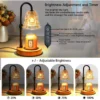 NOYAFA Candle Warmer Lamp, Dimmable Adjustable Height Lamp with Timer