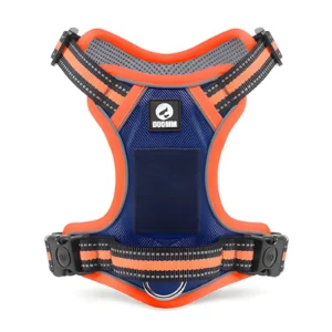 NOYAFA No Pull Dog Harness, 2 Leash Attachments Reflective Dog Vest Harness